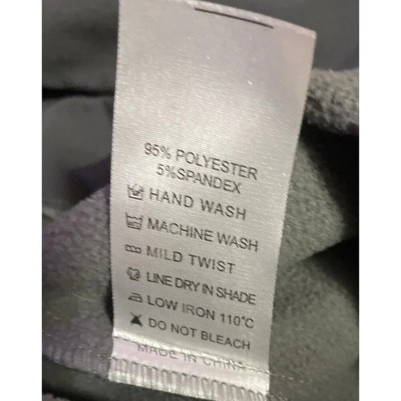 Creatmo US Woman’s Large Grey Long Sleeve Hooded Full Zip‎ Jacket Fleece Lined - Picture 4 of 4